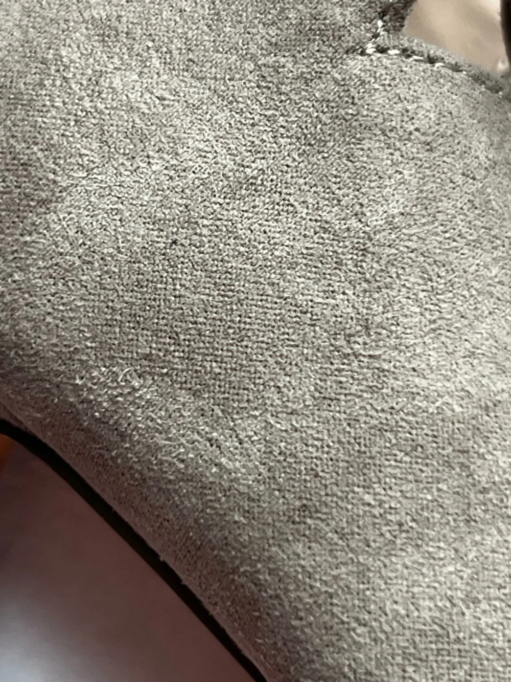 Mix No. 6 Taupe Suede Lace-Up Pointed Toe Stilettos, Size 8 - Picture 13 of 14